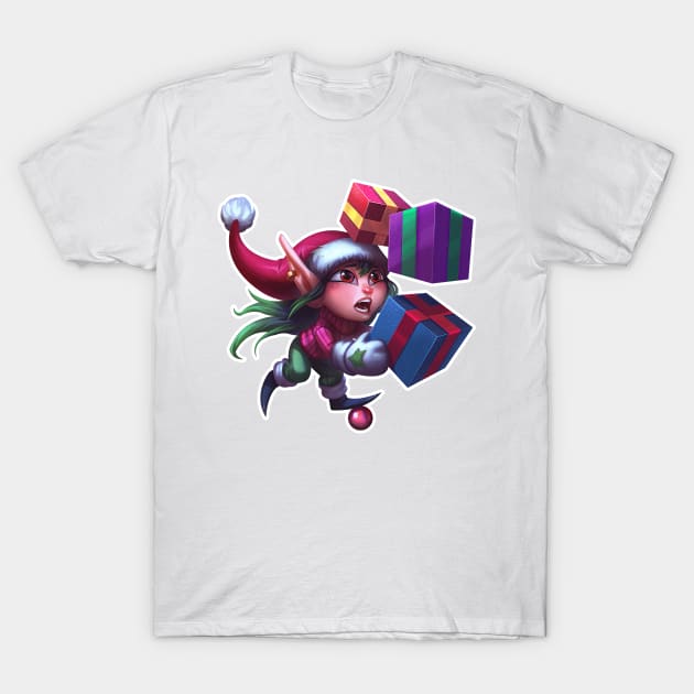 clumsy christmas elf T-Shirt by JoaoVagner